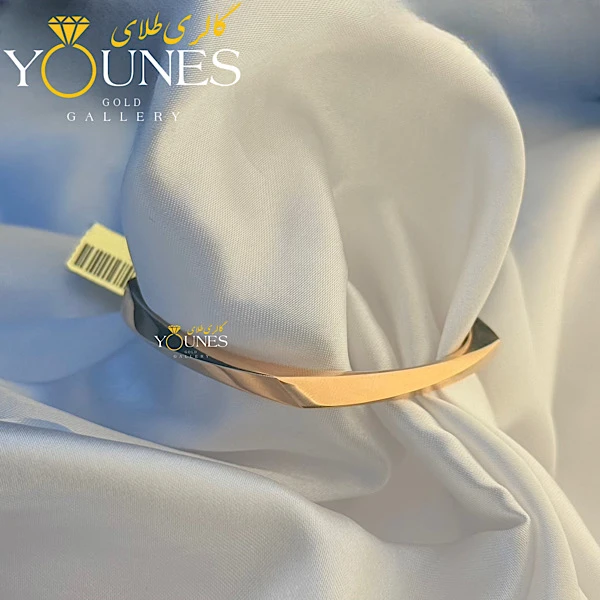 النگو طلا آینه ای هاله